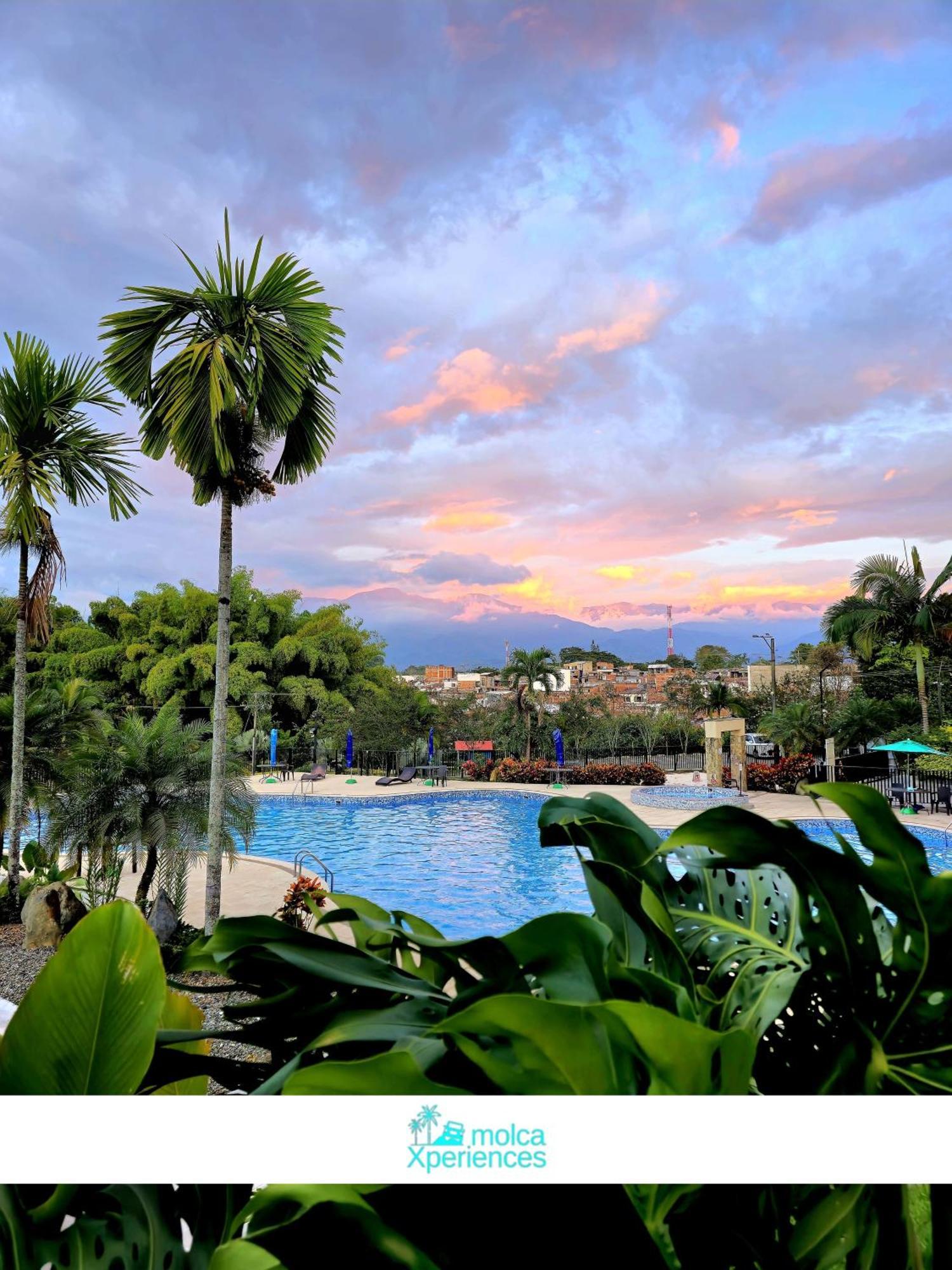 Apartamento Privado Vacacional A 5M Del Aeropuerto, 20 Minutos Del Parque Del Cafe Y Centro De Armenia Con 4 Piscinas, 3 Jacuzzi, Sauna By Molca Xperiences 3H المظهر الخارجي الصورة