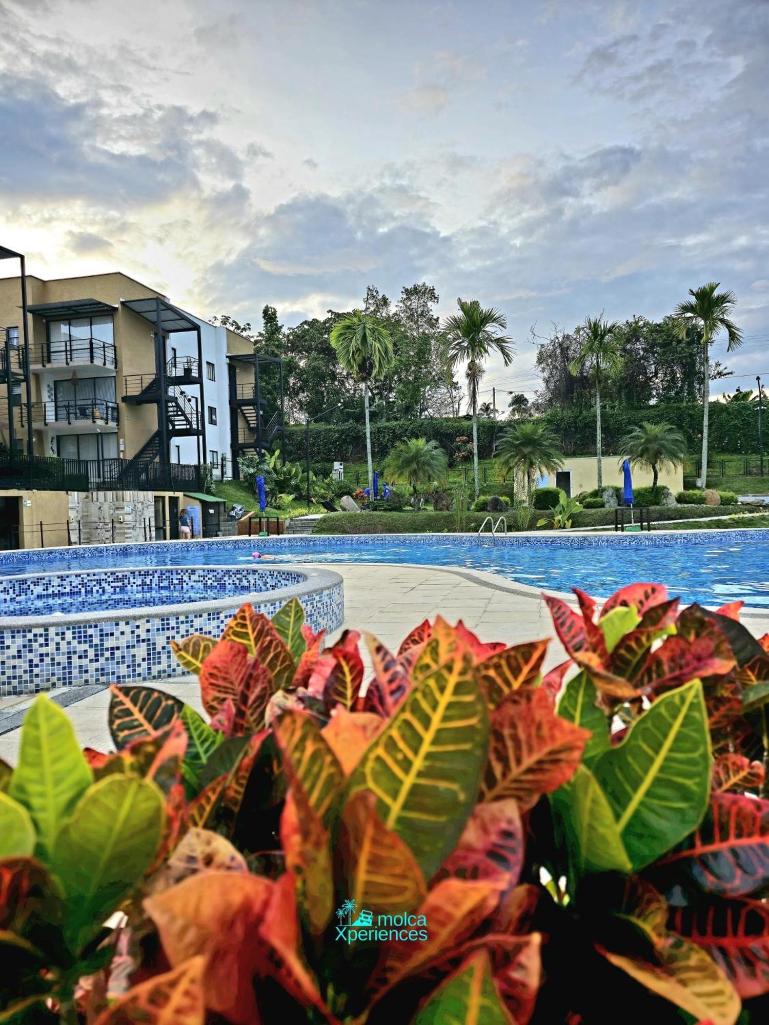 Apartamento Privado Vacacional A 5M Del Aeropuerto, 20 Minutos Del Parque Del Cafe Y Centro De Armenia Con 4 Piscinas, 3 Jacuzzi, Sauna By Molca Xperiences 3H المظهر الخارجي الصورة